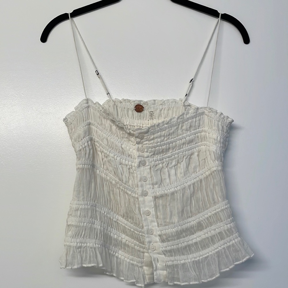 Free people cotton thank top size XS